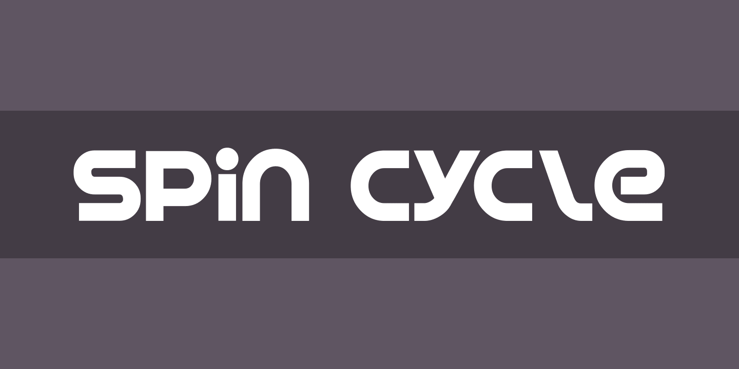 Font Spin Cycle
